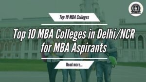 Best MBA colleges in Delhi-NCR